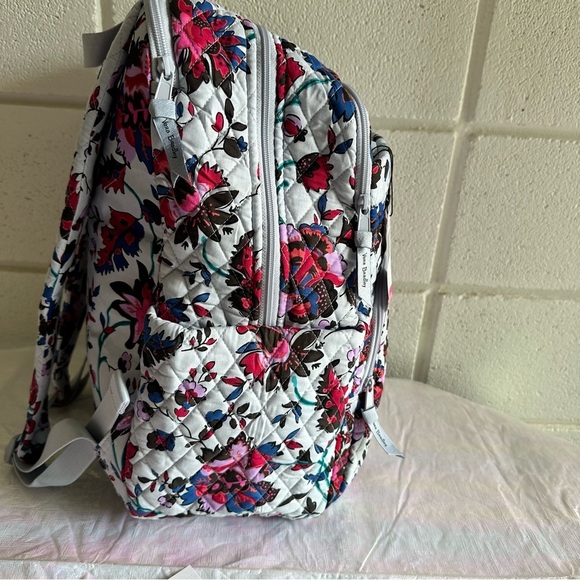 Set Vera Bradley Essential Large Backpack  Vineyard Floral, Zip ID & Lanyard NWT main image 13